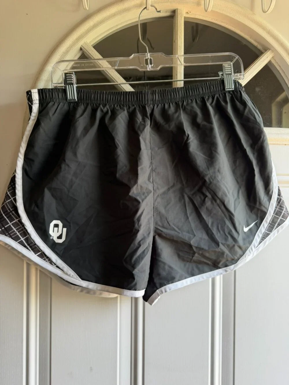 Nike Dri-Fit Gray Shorts with OU Emblem